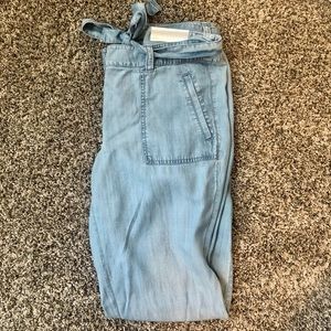 NWT Loft Outlet Denim cargo pants